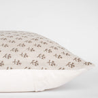 Tierra Block Printed Pillow Cover | Brown