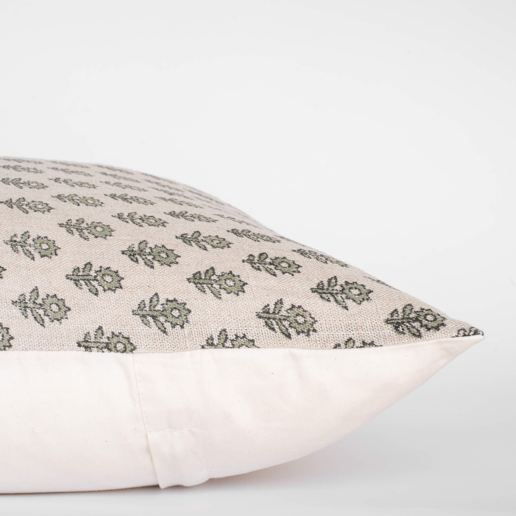Mori Block Printed Pillow Cover