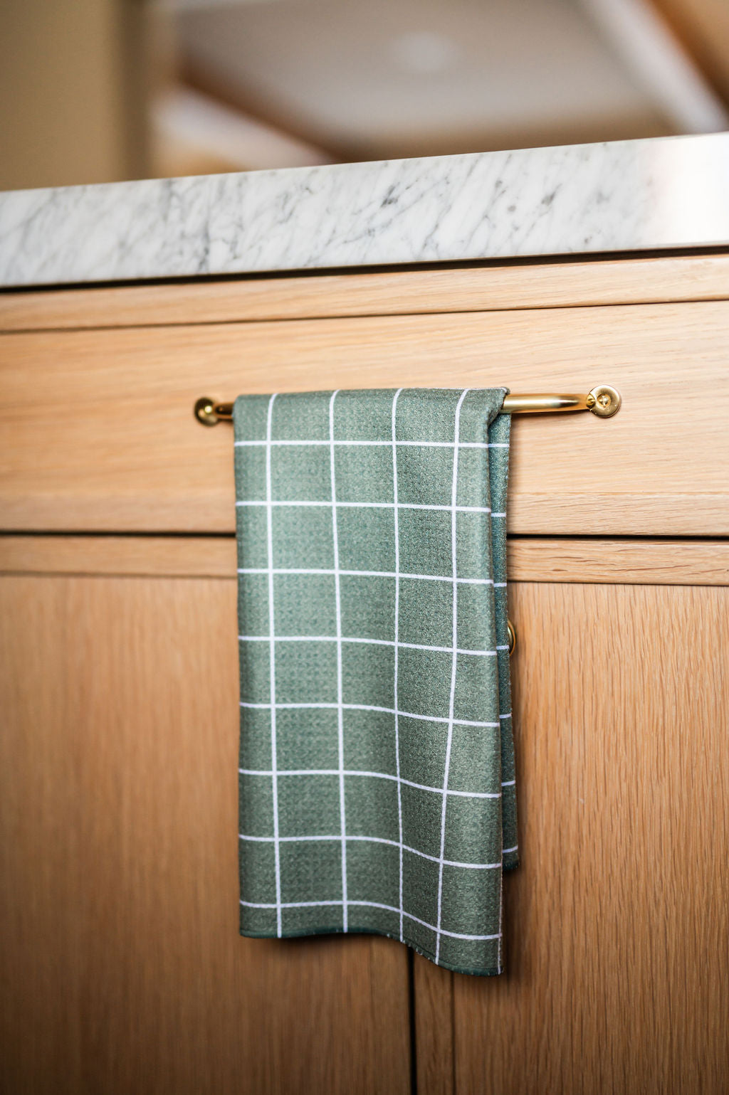 Green Grid - Kitchen Towel