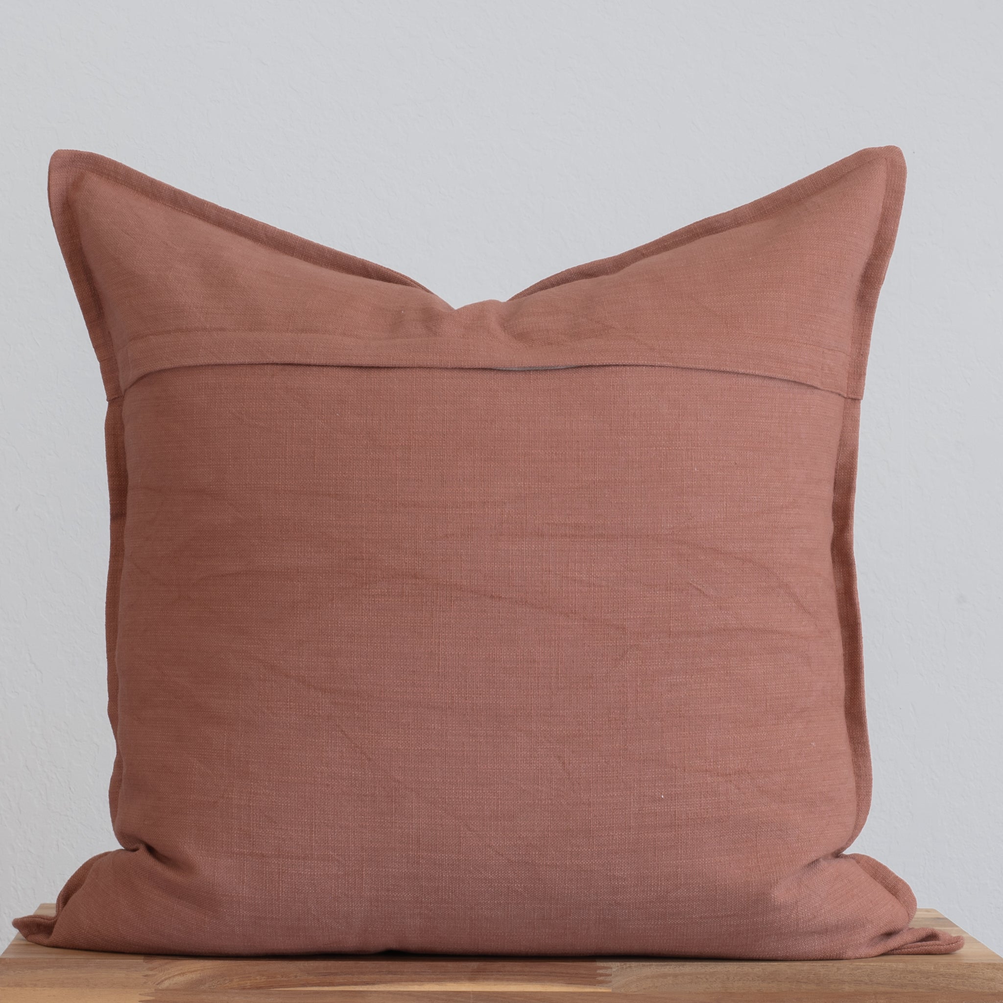 Rust Solid Color Pillow Cover
