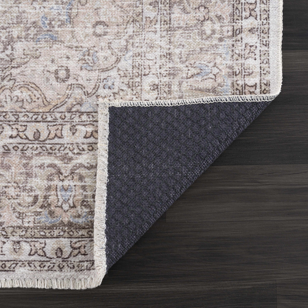 Cream Holi Washable Area Rug
