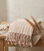 Salmon Cotton Linen Towel/Throw