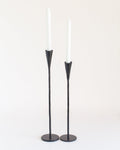 Phoenix Hand-Forged Iron Candle Stands | Set of 2