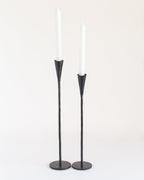 Phoenix Hand-Forged Iron Candle Stands | Set of 2