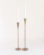 Phoenix Hand-Forged Iron Candle Stands | Set of 2