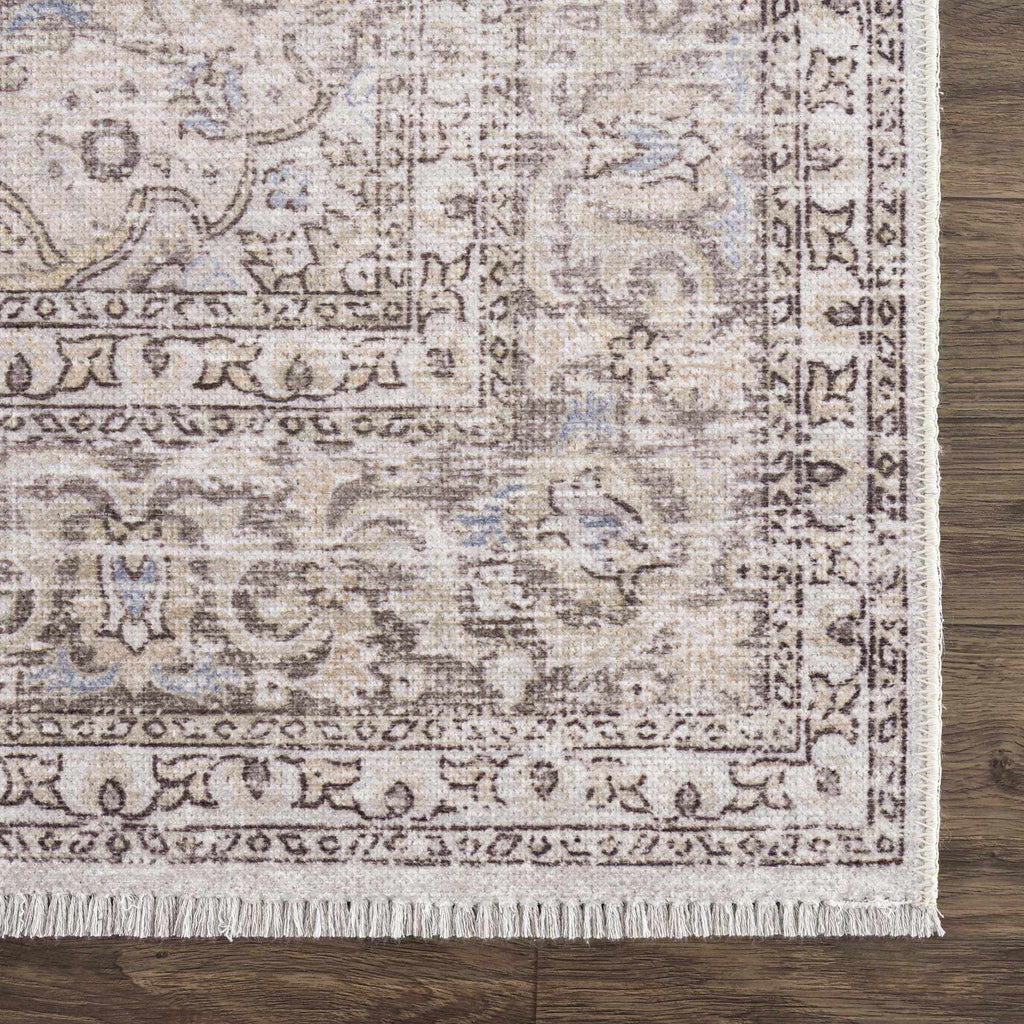 Cream Holi Washable Area Rug