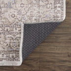 Cream Holi Washable Area Rug