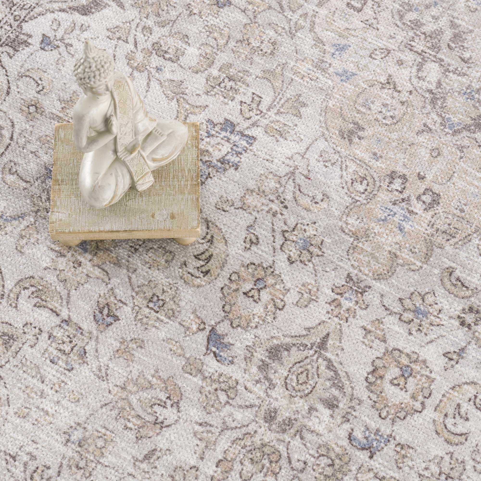 Cream Holi Washable Area Rug