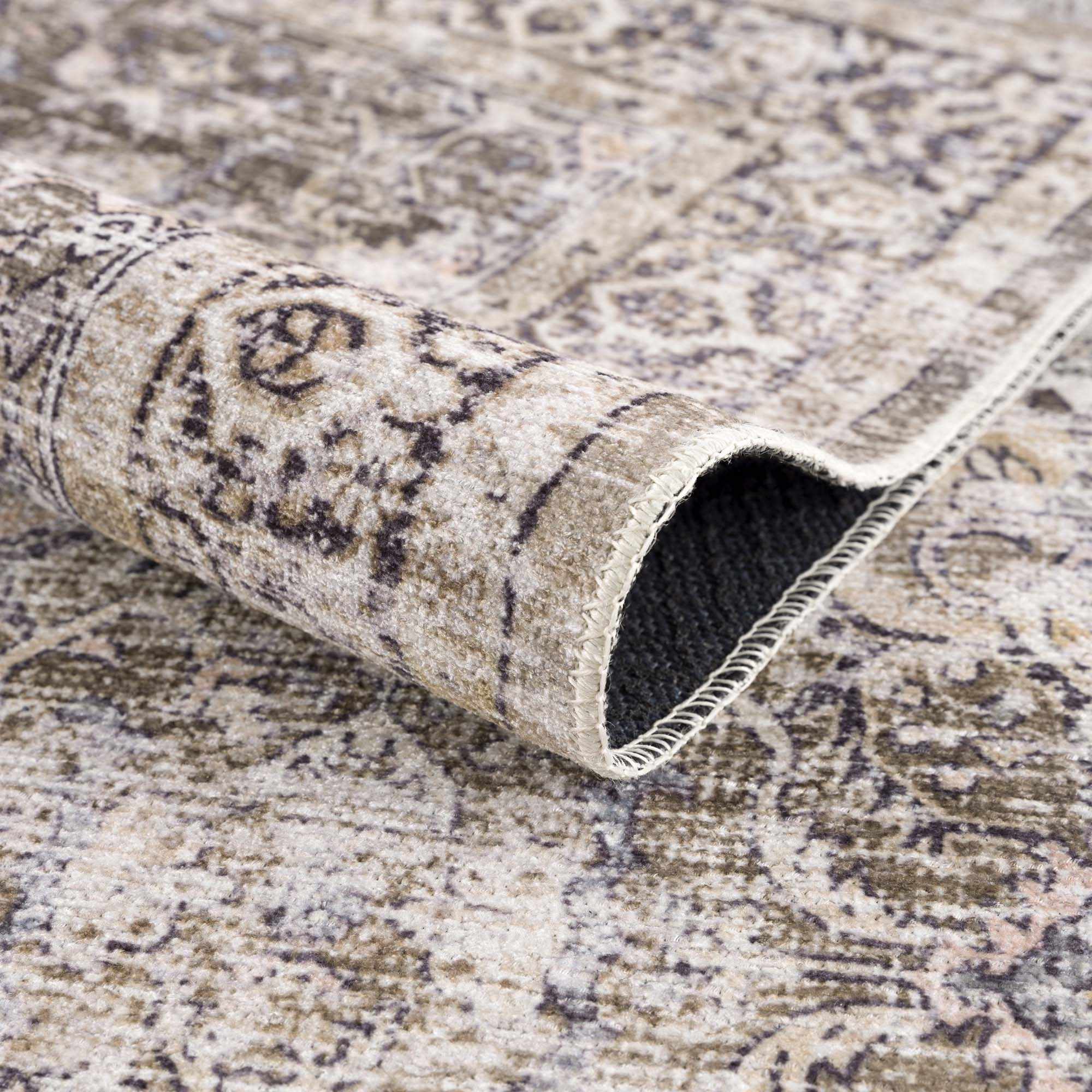 Olive Holi Washable Area Rug
