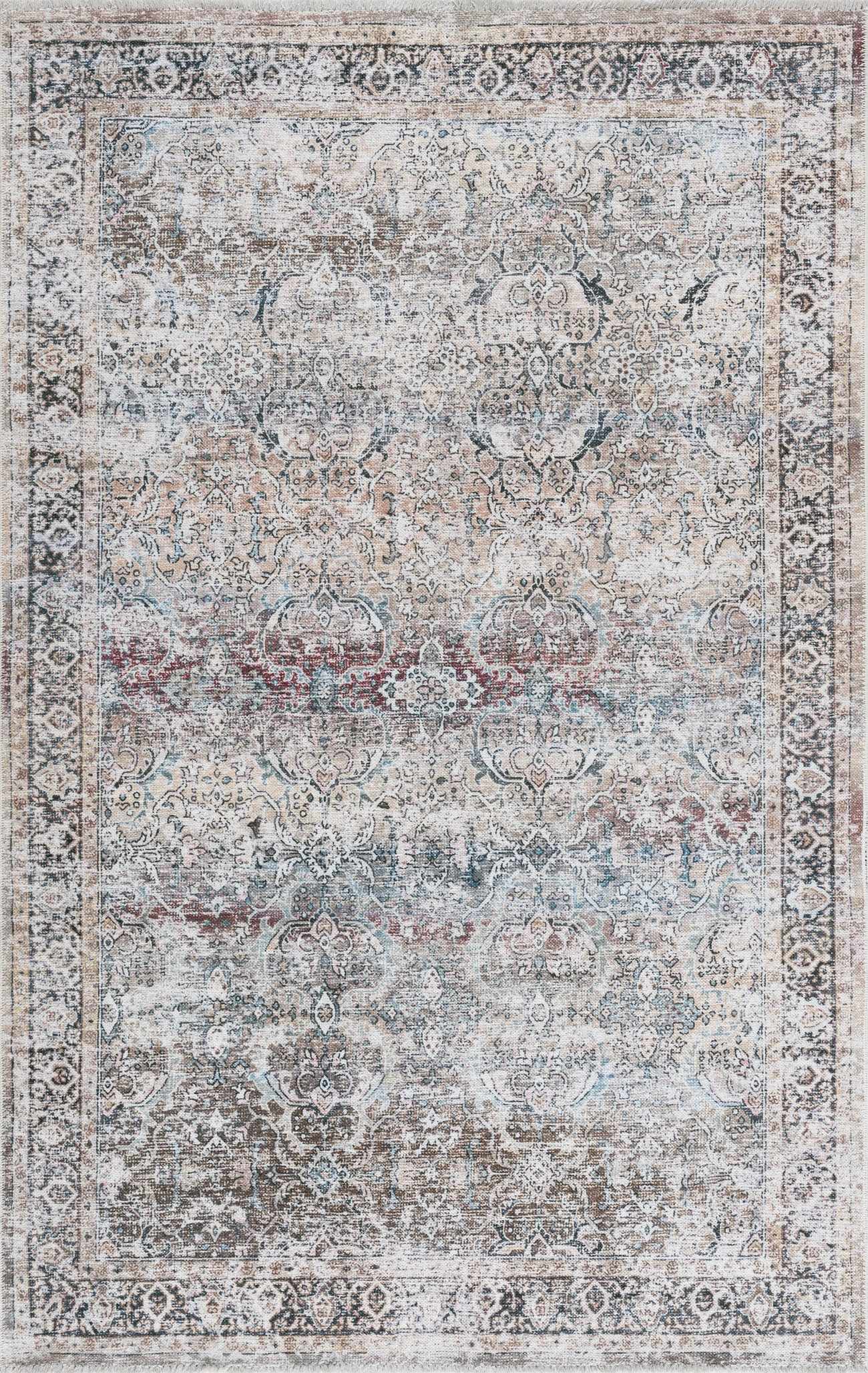 Olive Holi Washable Area Rug