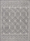 Diah Black & Bone Outdoor Area Rug
