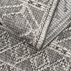 Diah Black & Bone Outdoor Area Rug