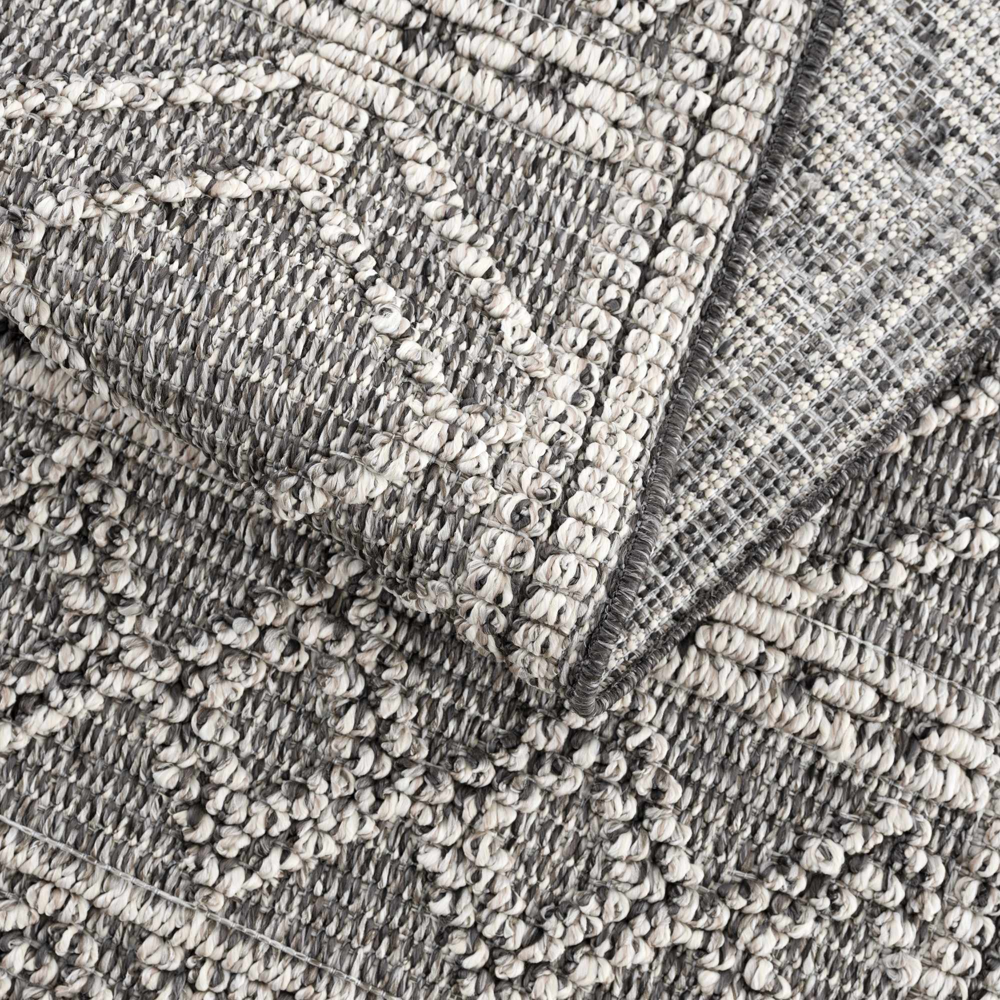Diah Black & Bone Outdoor Area Rug
