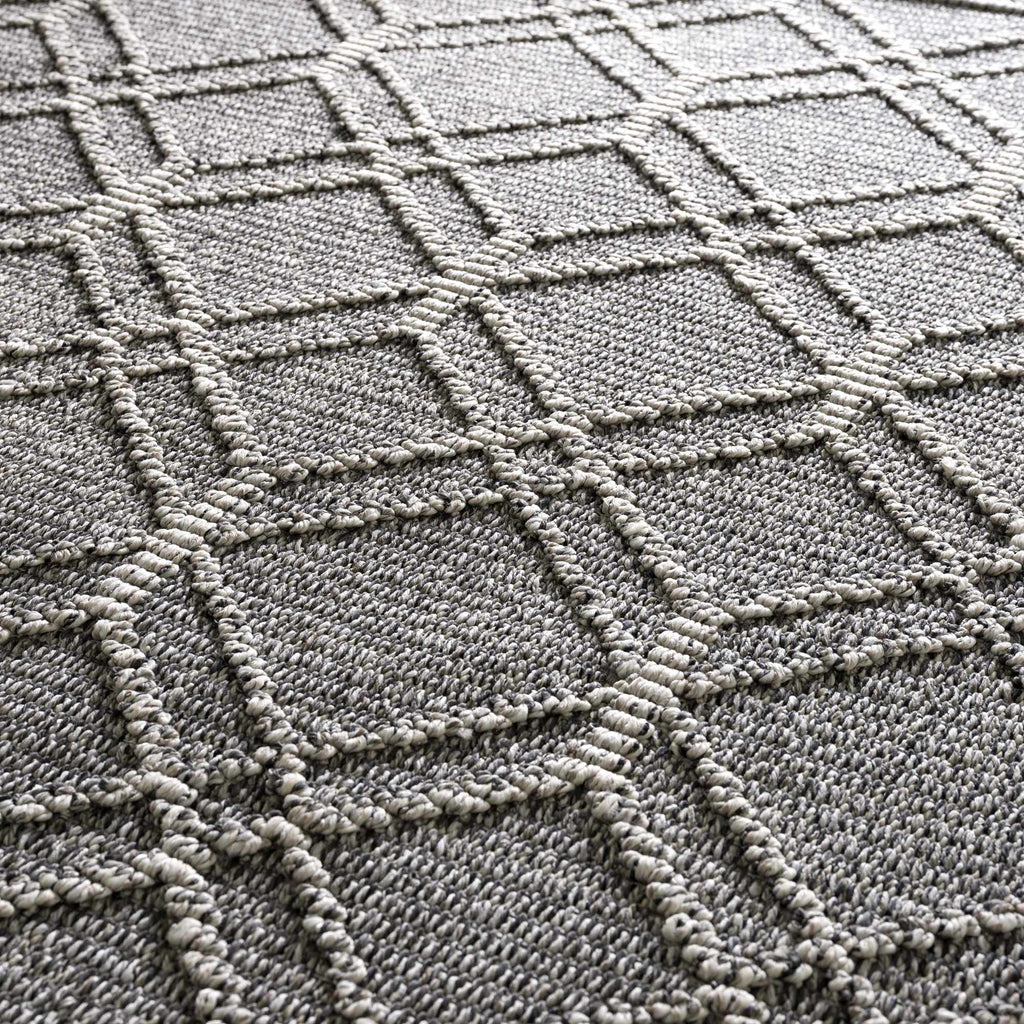 Diah Black & Bone Outdoor Area Rug