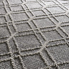 Diah Black & Bone Outdoor Area Rug