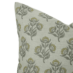 Handmade Pure Linen Pillow Cover - Floral