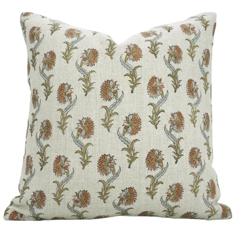 Handmade Premium Floral Pillow Cover - Daffodil
