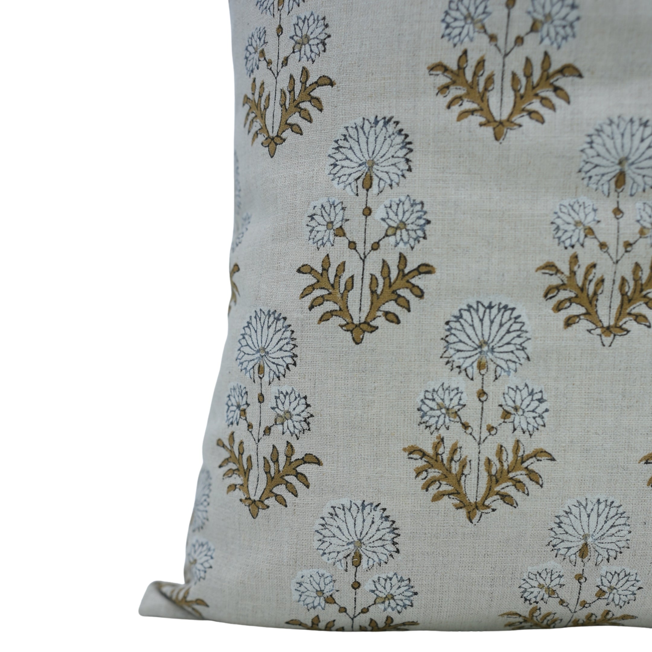 Handcrafted Pure Linen Cushion Cover