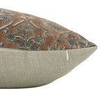 Handcrafted Floral Linen Pillow Cover