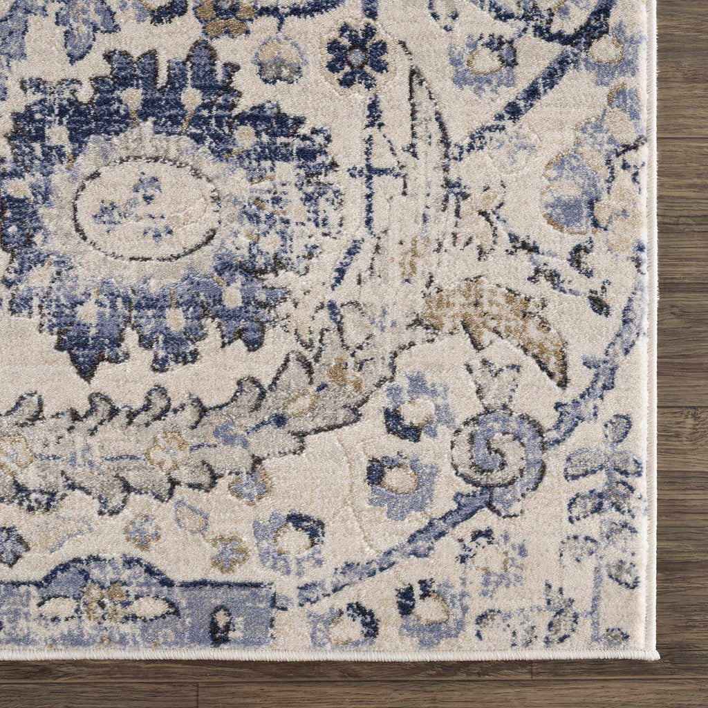 Georgiana Blue & Beige Oushak Rug