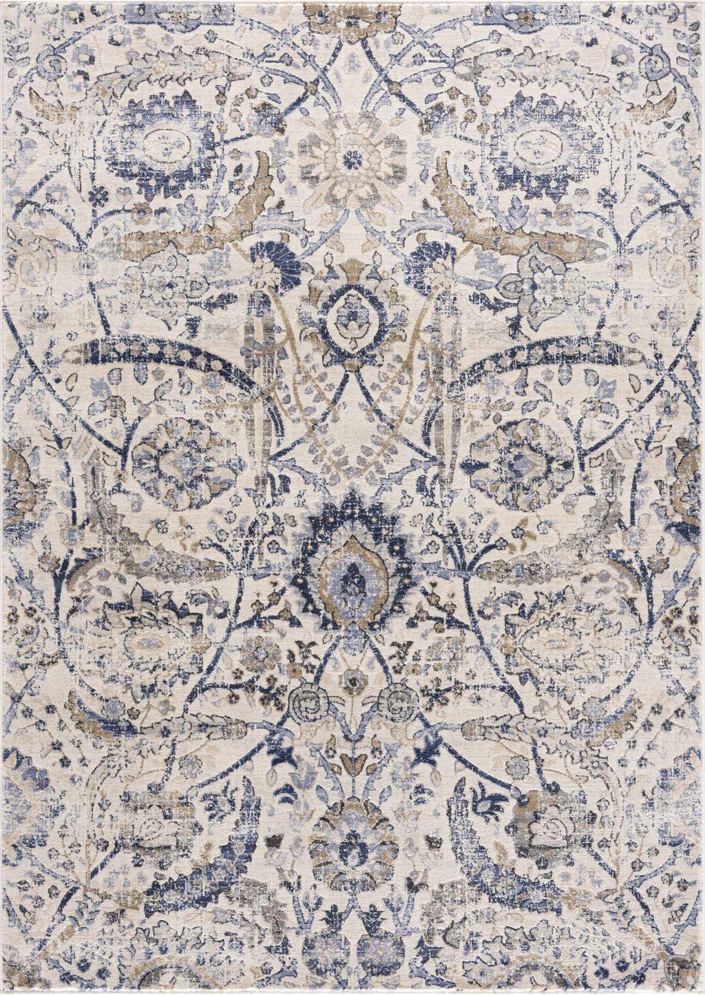 Georgiana Blue & Beige Oushak Rug
