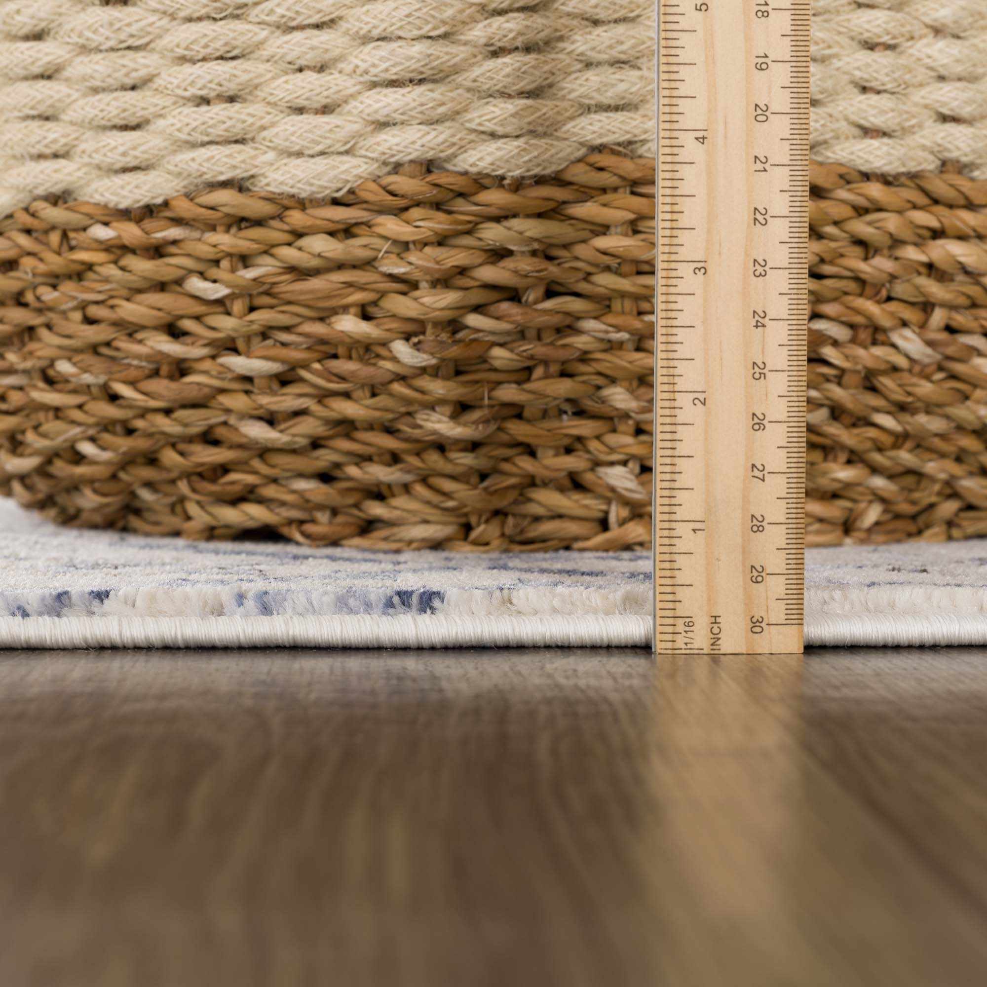 Georgiana Blue & Beige Oushak Rug