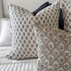 Mori Block Printed Pillow Cover
