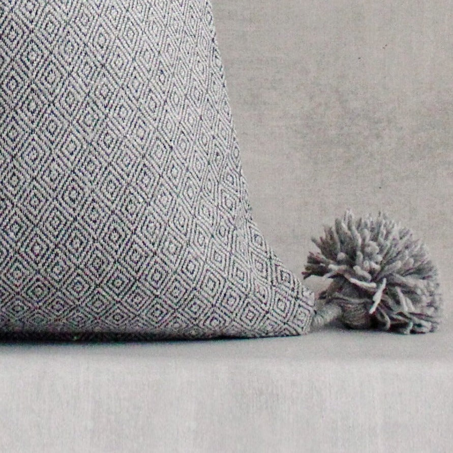 Handmade Pom Pom Pillow Cover