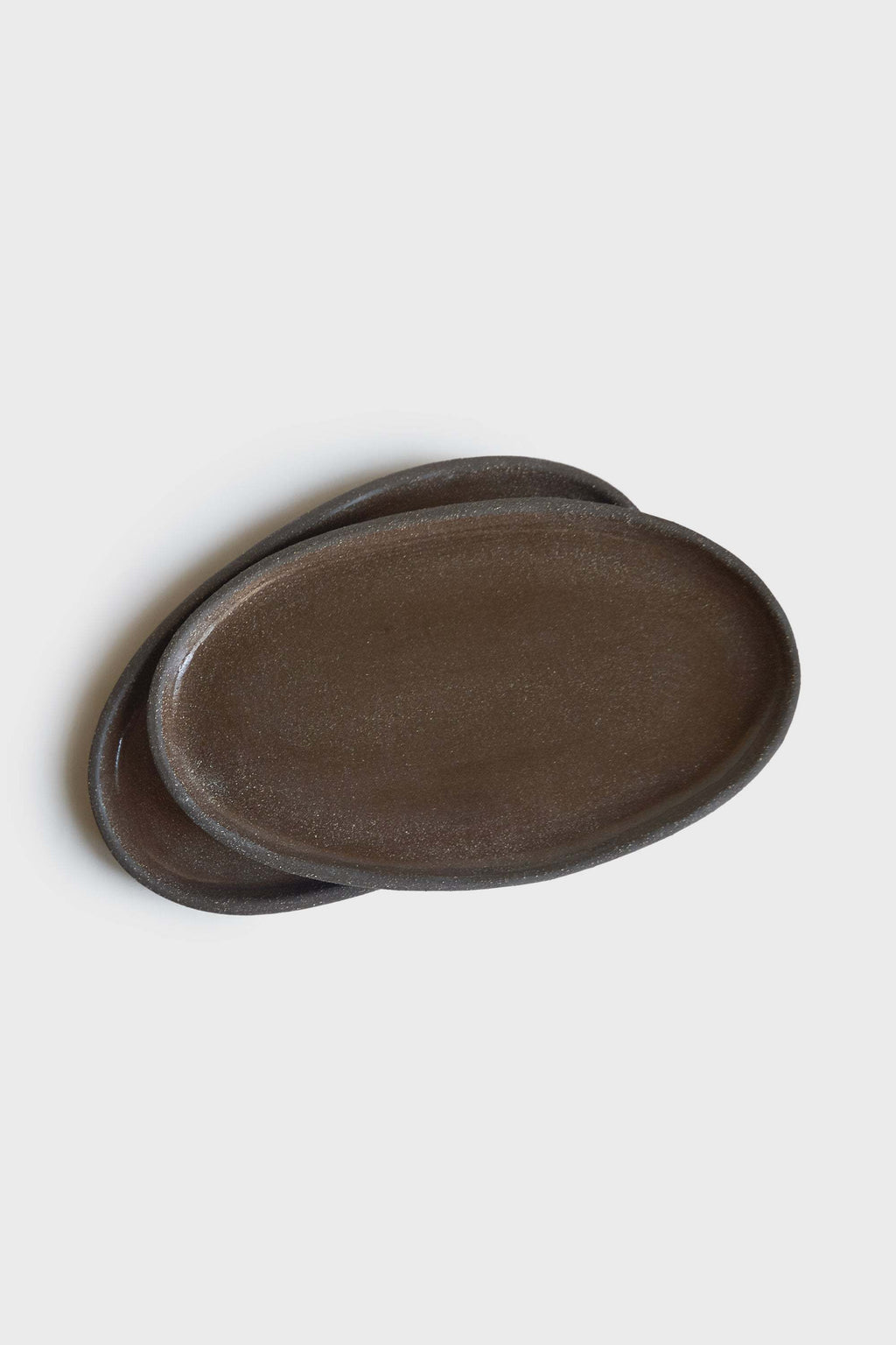 Handmade Oval Stoneware Serving Platter