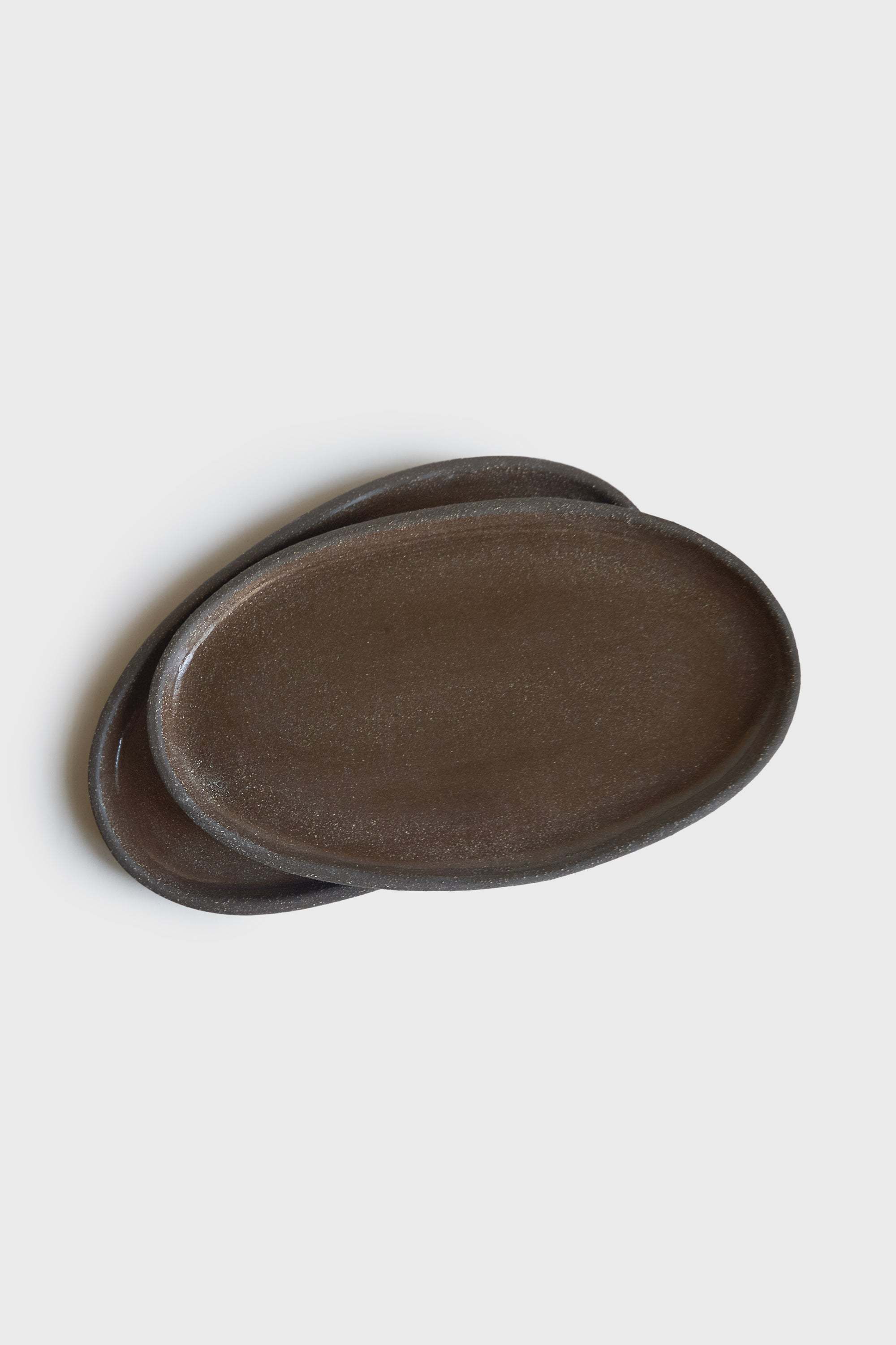 Handmade Oval Stoneware Serving Platter
