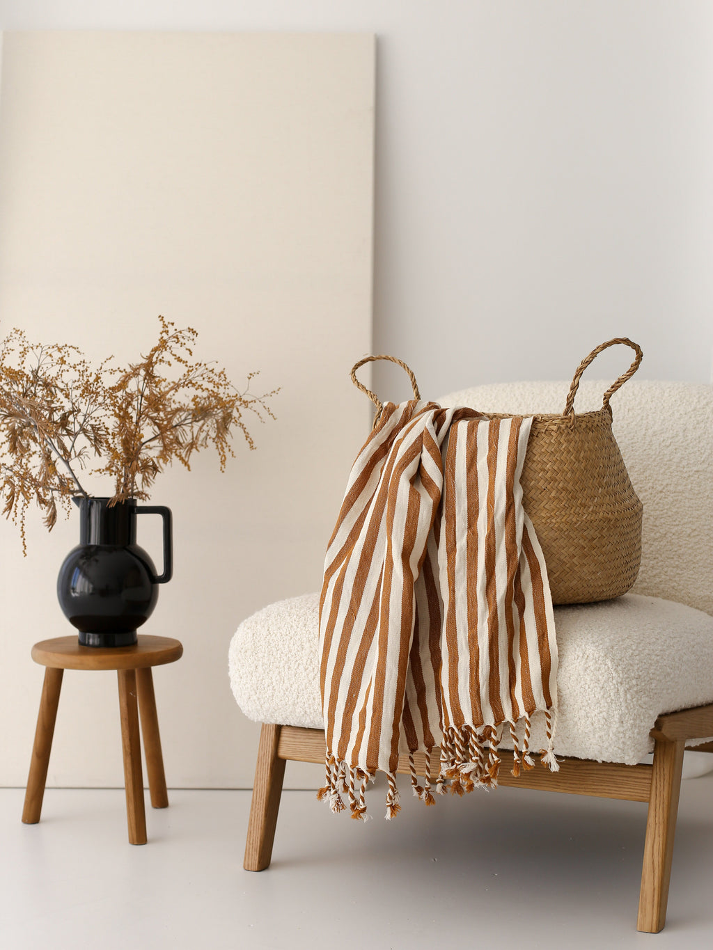 Biscotto Cotton Linen Towel/Throw