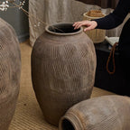 Large Floor-Standing Clay Pot