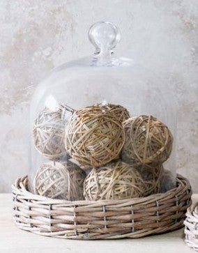 Willow Base Glass Cloche