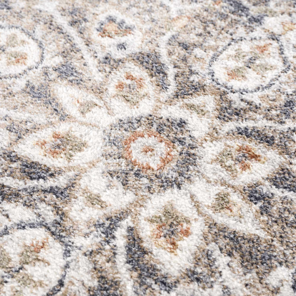 Beige Hiti Washable area rug
