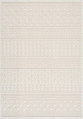 Drago White Washable Area Rug