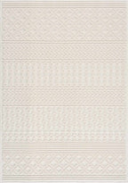 Drago White Washable Area Rug