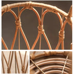 Open-Weave Rattan Basket