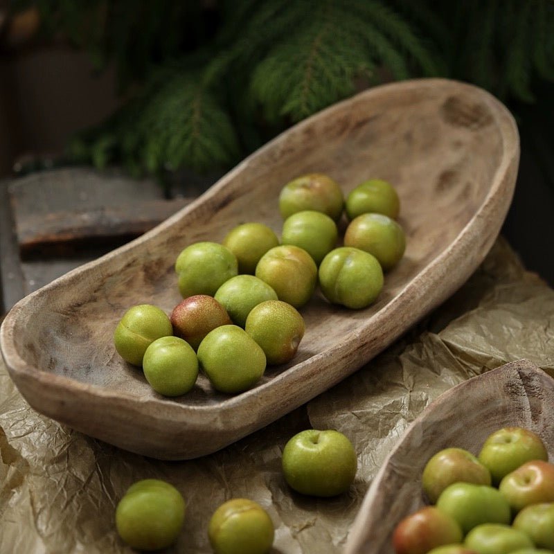 Retro Wooden Platter