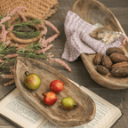Retro Wooden Platter