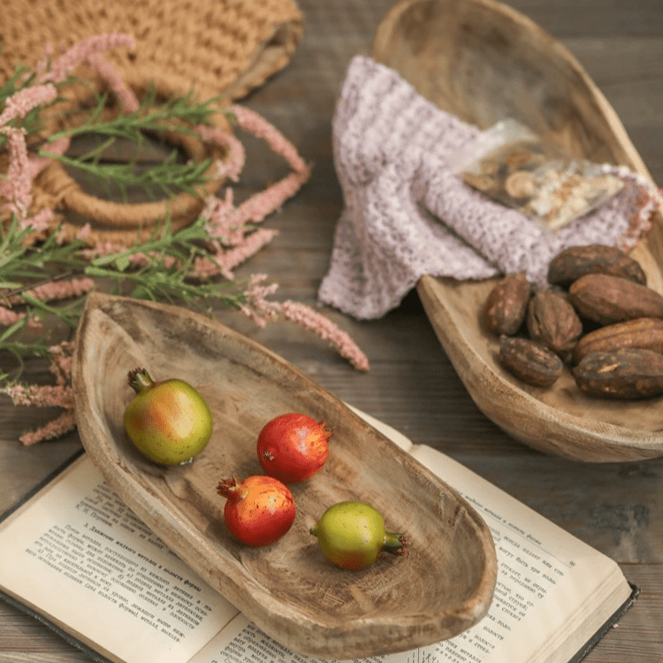 Retro Wooden Platter