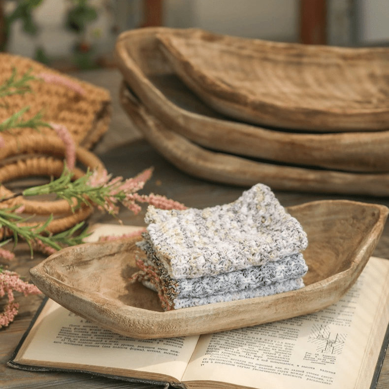 Retro Wooden Platter