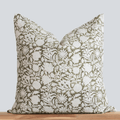 Jardim Floral Block Printed Pillow Cover