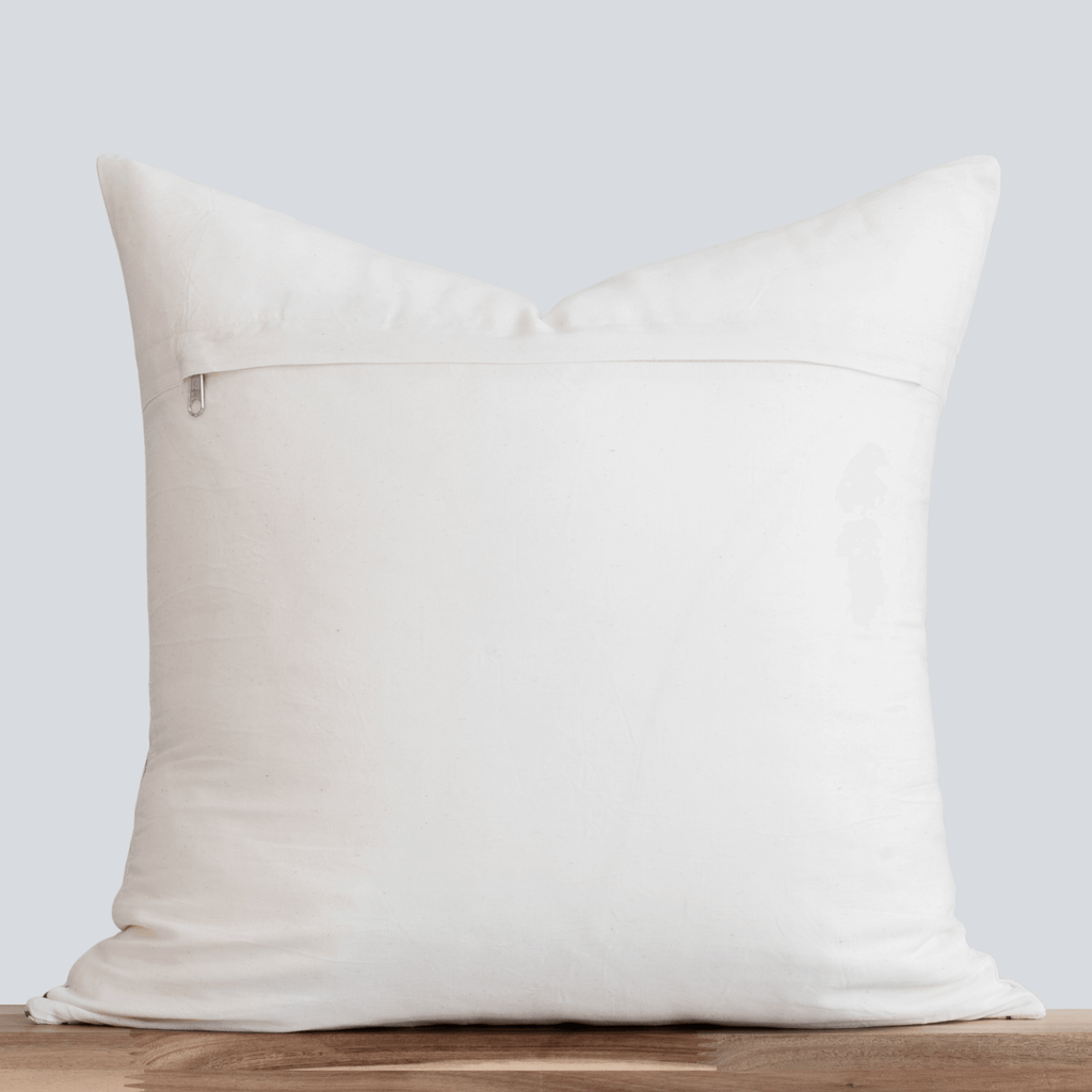 Aster Floral Block Printed Pillow Cover
