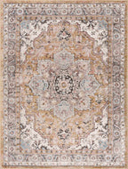 Albie Gold & Beige Area Rug