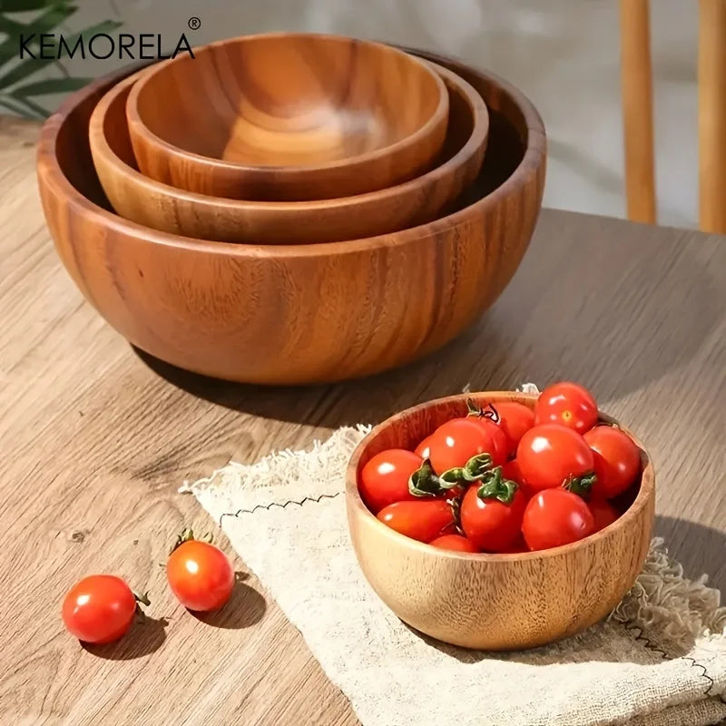 Acacia Wooden Salad Bowl