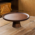 Acacia Wood Dome Cake Stand
