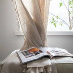 Natural Flax Linen Luxury Curtains