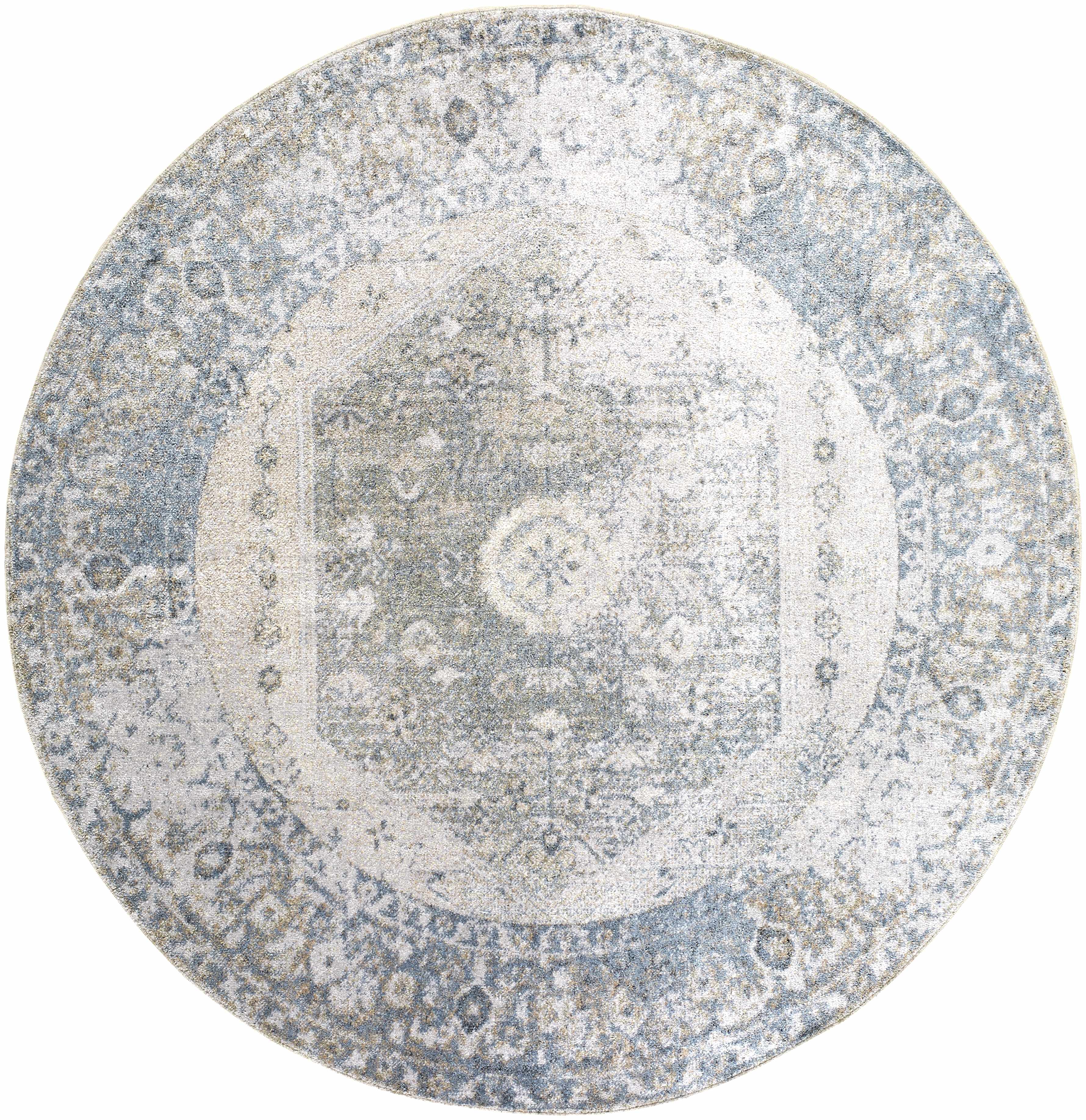 Gael Blue Boutique Washable Rug