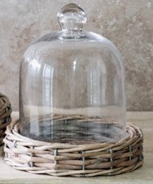 Willow Base Glass Cloche