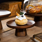 Acacia Wood Dome Cake Stand